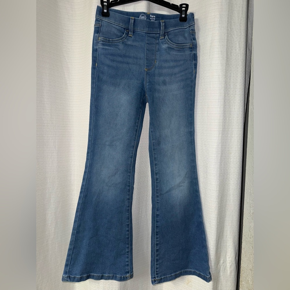 Girls Wonder Nation Flare pull on jeans size 7/8